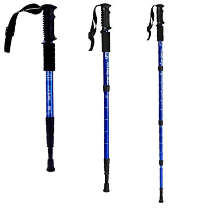 Sporting Goods expandable baton Hot Fashion Outdoor Durable Trekking Retractable Hiking Walking Stick Pole trekking poles