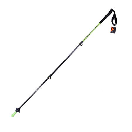 KingCamp Trekking Pole Carbon Fiber Collapsible, Lightweight, Shock-Absorbent, Walking Sticks with EVA Foam Handle, 3-Section