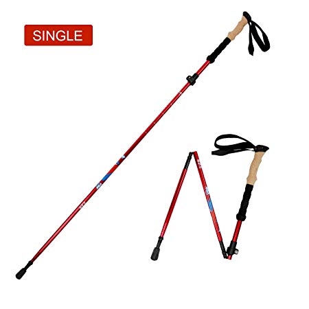 Vihir Collapsible 7075 Aluminum Alloy Hiking/Walking/Trekking Poles for Men Women