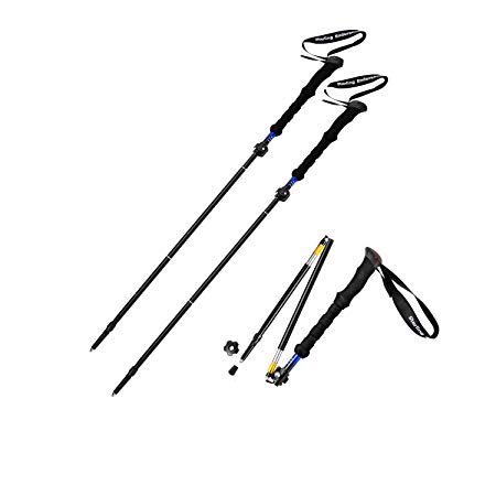 Short Person’s Trekking Poles / Collapsible to 13 1/2