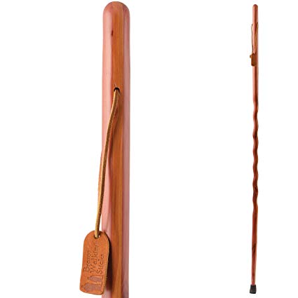 Brazos Twisted Aromatic Cedar Walking Stick-48