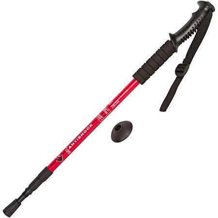 NONPAREIL Extendable Aluminum Trekking & Hiking Pole - Telescoping Walking Stick for the Great Outdoors